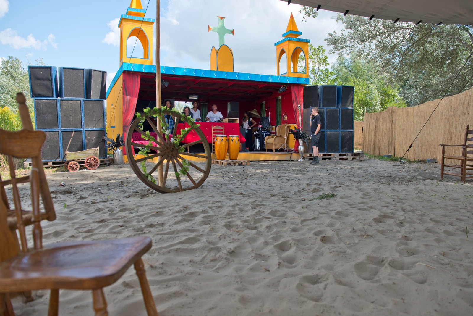 Paradigm murals and performances